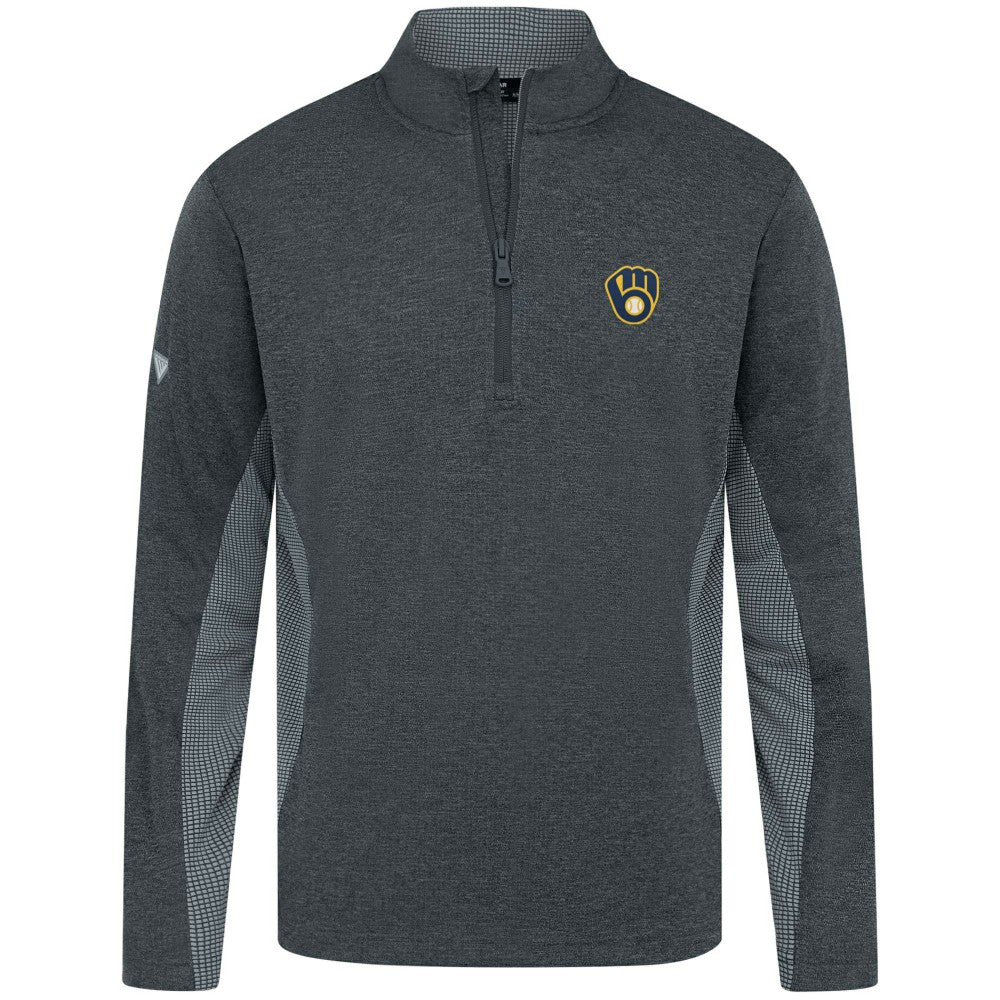 Milwaukee Brewers Levelwear Waffle Insignia 2.0 Quarter-Zip Pullover Online
