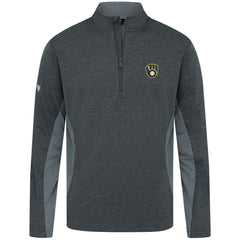 Milwaukee Brewers Levelwear Waffle Insignia 2.0 Quarter-Zip Pullover Online