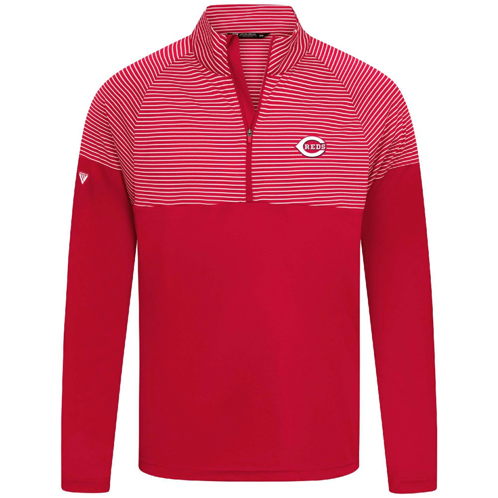 Cincinnati Reds Levelwear Classic Stripes Insignia 2.0 Pullover Discount