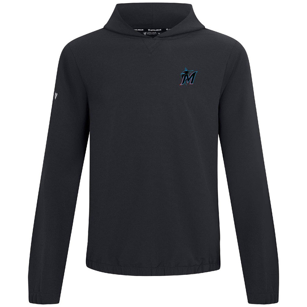 Miami Marlins Levelwear Action Insignia 2.0 Pullover Hoodie Discount