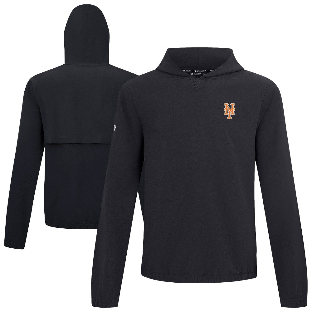 New York Mets Levelwear Action Insignia 2.0 Pullover Hoodie Outlet
