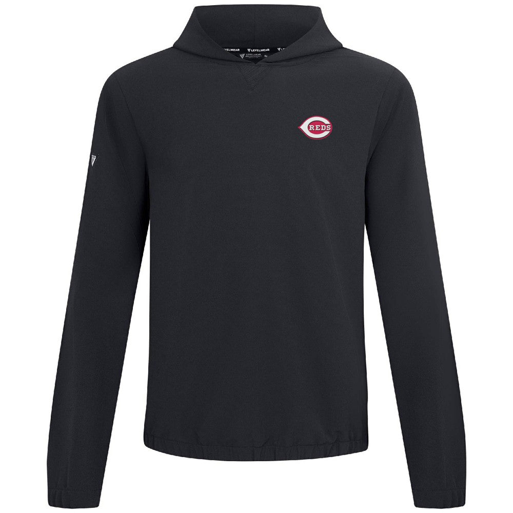 Cincinnati Reds Levelwear Action Insignia 2.0 Pullover Hoodie Outlet