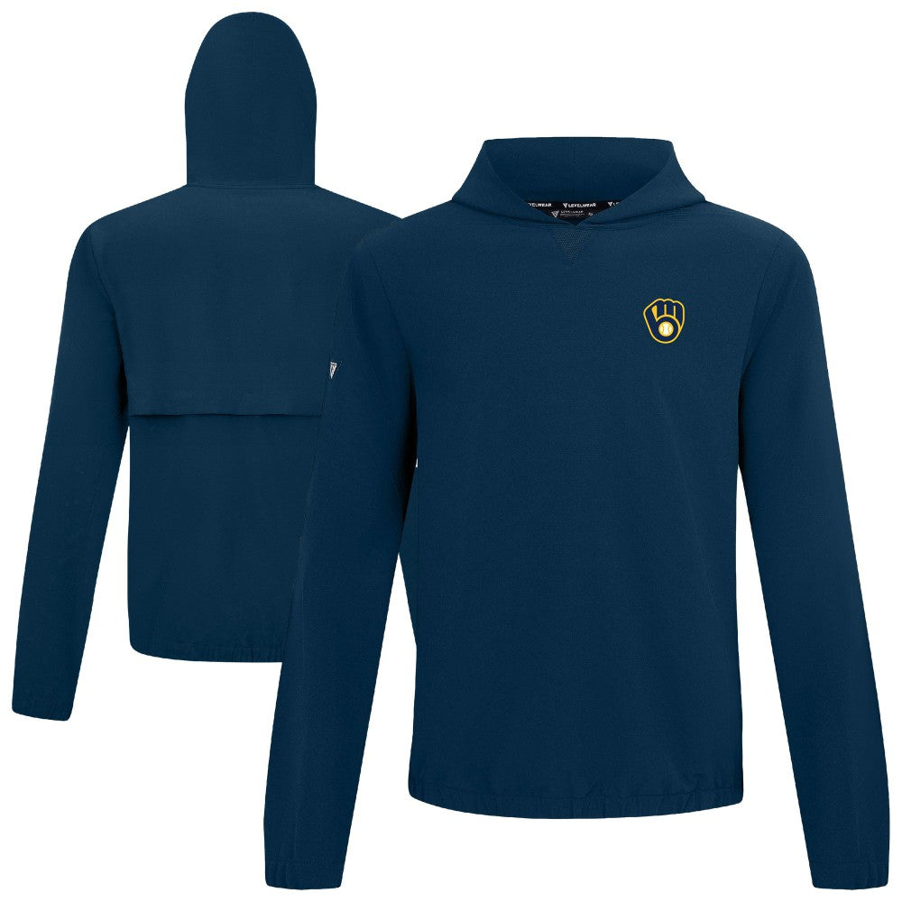Milwaukee Brewers Levelwear Action Insignia 2.0 Pullover Hoodie for sale