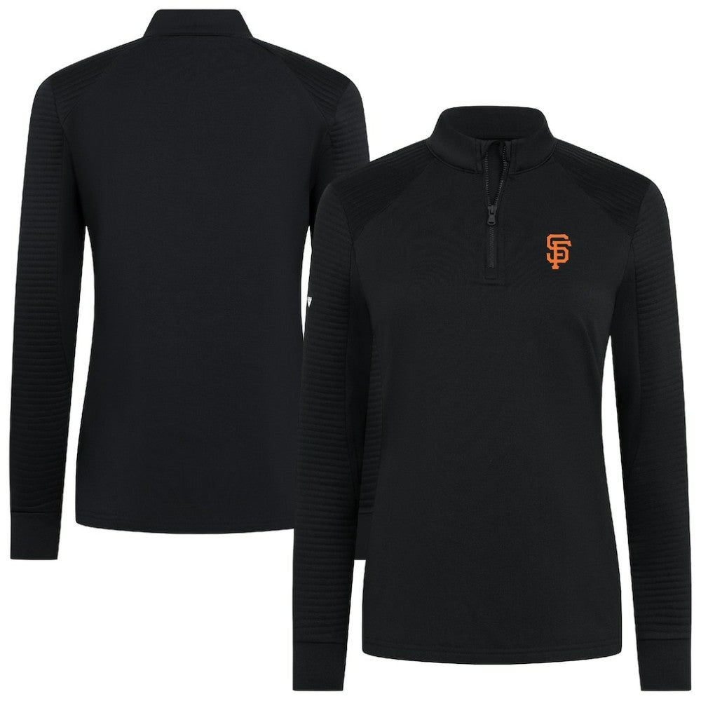 San Francisco Giants Levelwear Women's Power Insignia 2.0 Quarter-Zip Pullover Top Sale