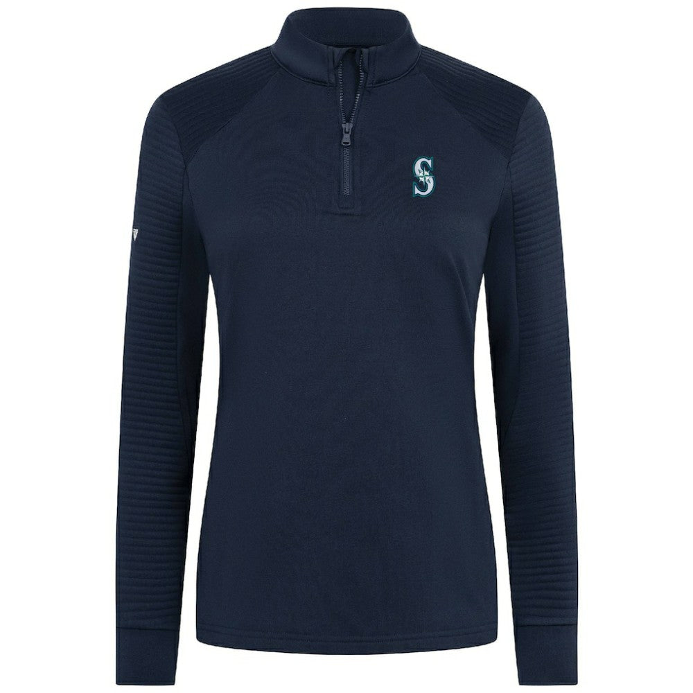 Seattle Mariners Levelwear Women's Power Insignia 2.0 Quarter-Zip Pullover Top Near Me