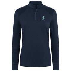 Seattle Mariners Levelwear Women's Power Insignia 2.0 Quarter-Zip Pullover Top Near Me