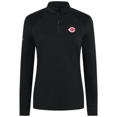 Cincinnati Reds Levelwear Women's Power Insignia 2.0 Quarter-Zip Pullover Top Online