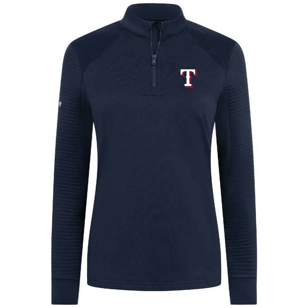 Texas Rangers Levelwear Women's Power Insignia 2.0 Quarter-Zip Pullover Top Near Me