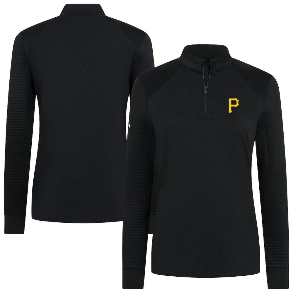 Pittsburgh Pirates Levelwear Women's Power Insignia 2.0 Quarter-Zip Pullover Top for sale