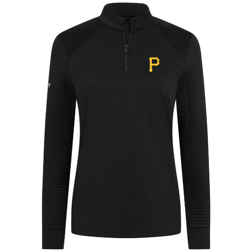 Pittsburgh Pirates Levelwear Women's Power Insignia 2.0 Quarter-Zip Pullover Top for sale