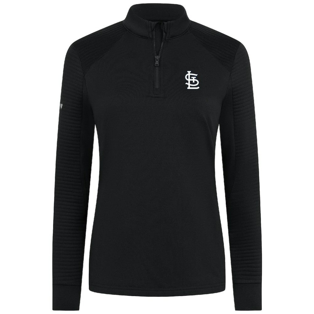 St. Louis Cardinals Levelwear Women's Power Insignia 2.0 Quarter-Zip Pullover Top Online
