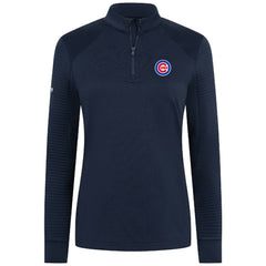 Chicago Cubs Levelwear Women's Power Insignia 2.0 Quarter-Zip Pullover Top Online