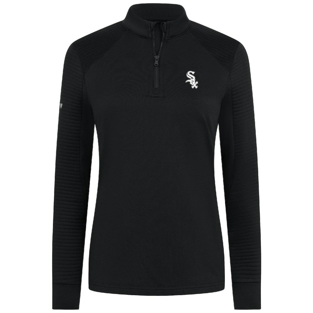Chicago White Sox Levelwear Women's Power Insignia 2.0 Quarter-Zip Pullover Top Discount