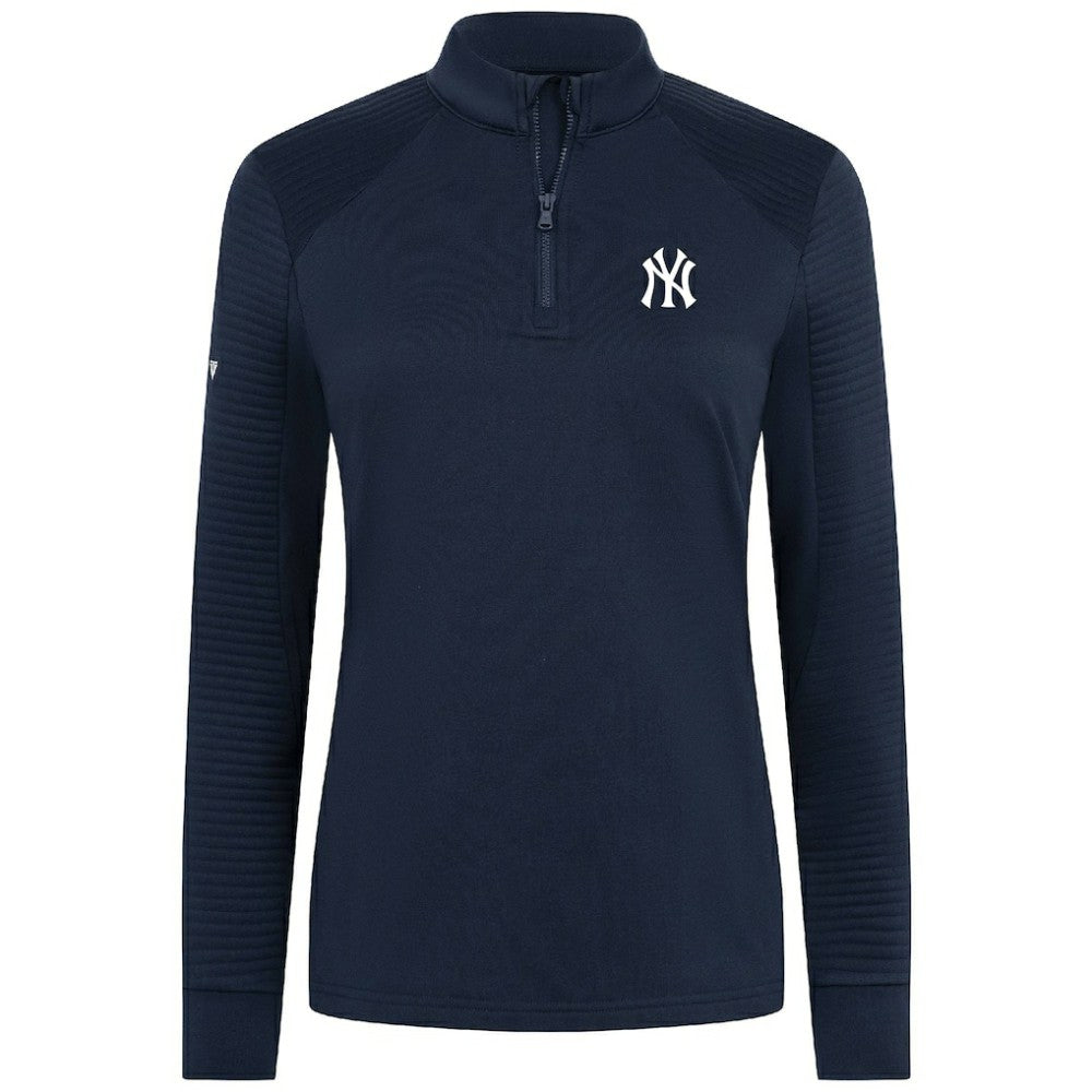 New York Yankees Levelwear Women's Power Insignia 2.0 Quarter-Zip Pullover Top Near Me