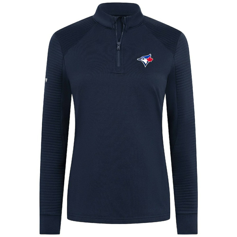 Toronto Blue Jays Levelwear Women's Power Insignia 2.0 Quarter-Zip Pullover Top for sale