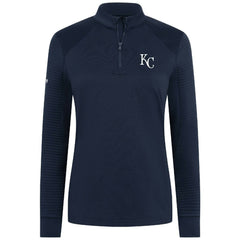 Kansas City Royals Levelwear Women's Power Insignia 2.0 Quarter-Zip Pullover Top Discount