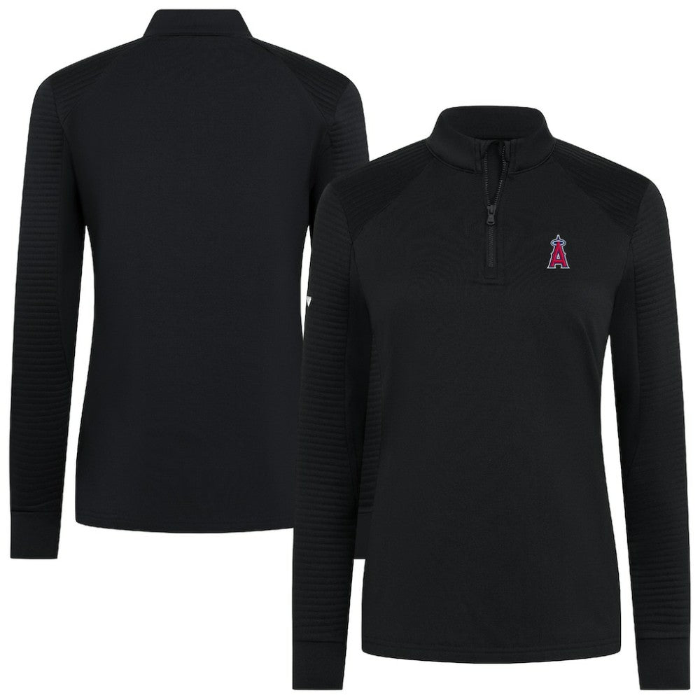 Los Angeles Angels Levelwear Women's Power Insignia 2.0 Quarter-Zip Pullover Top Sale
