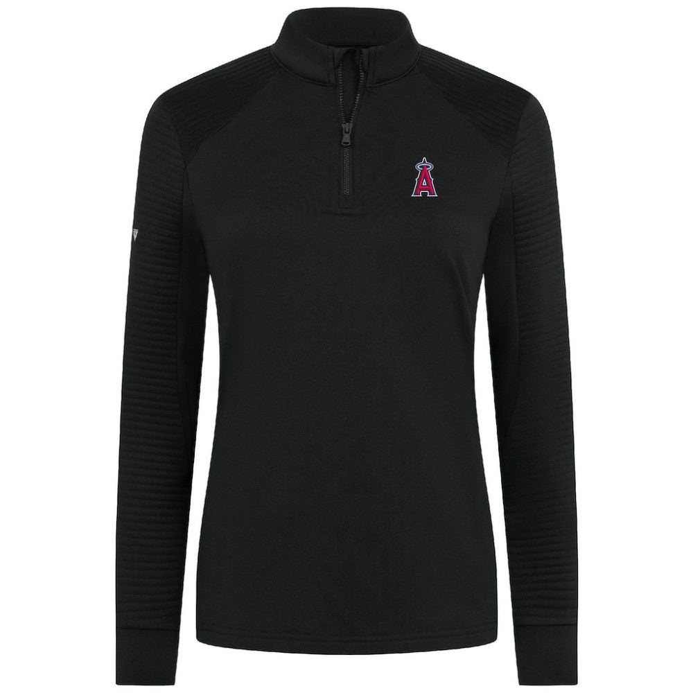 Los Angeles Angels Levelwear Women's Power Insignia 2.0 Quarter-Zip Pullover Top Sale