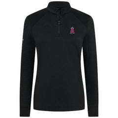 Los Angeles Angels Levelwear Women's Power Insignia 2.0 Quarter-Zip Pullover Top Sale
