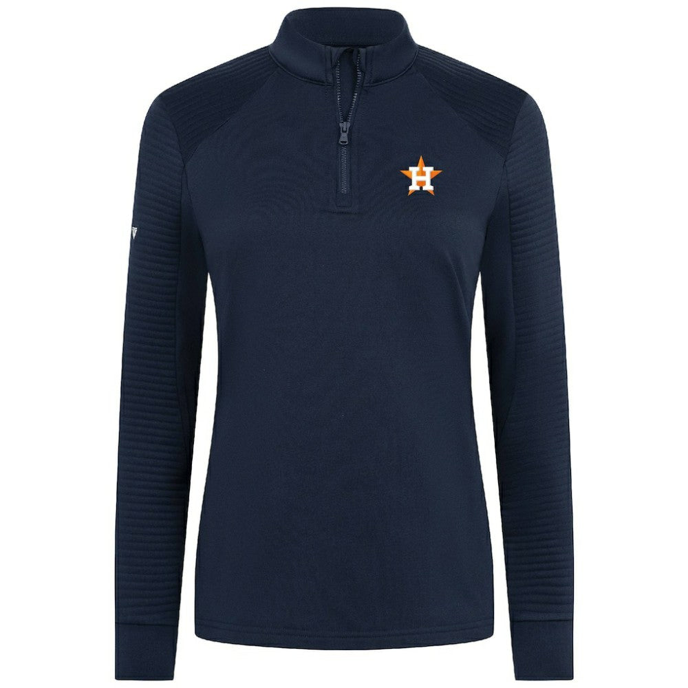 Houston Astros Levelwear Women's Power Insignia 2.0 Quarter-Zip Pullover Top for sale