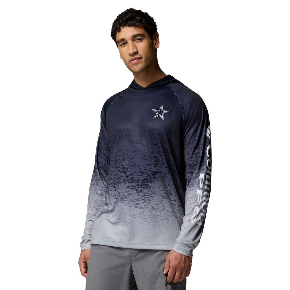 Dallas Cowboys Super Terminal Tackle Hoodie - Navy - Columbia