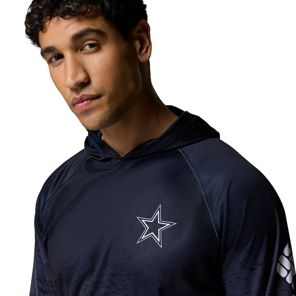 Dallas Cowboys Super Terminal Tackle Hoodie - Navy - Columbia