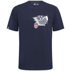 USMNT Levelwear Focal Blasted T-Shirt Navy