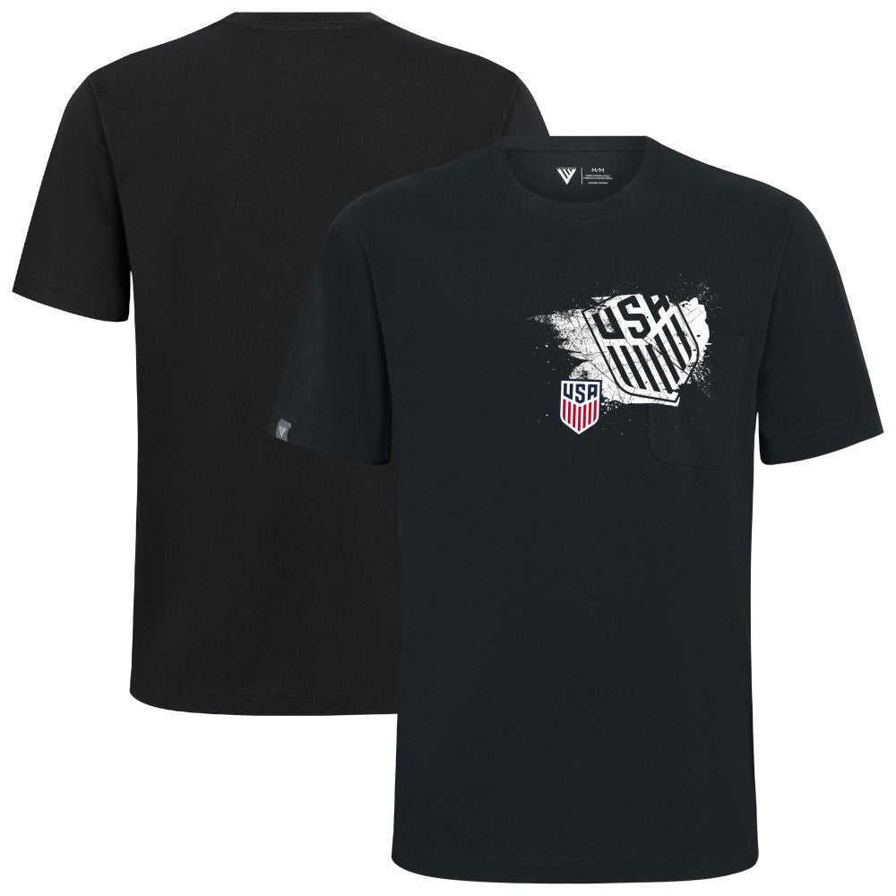 USMNT Levelwear Focal Blasted T-Shirt Black