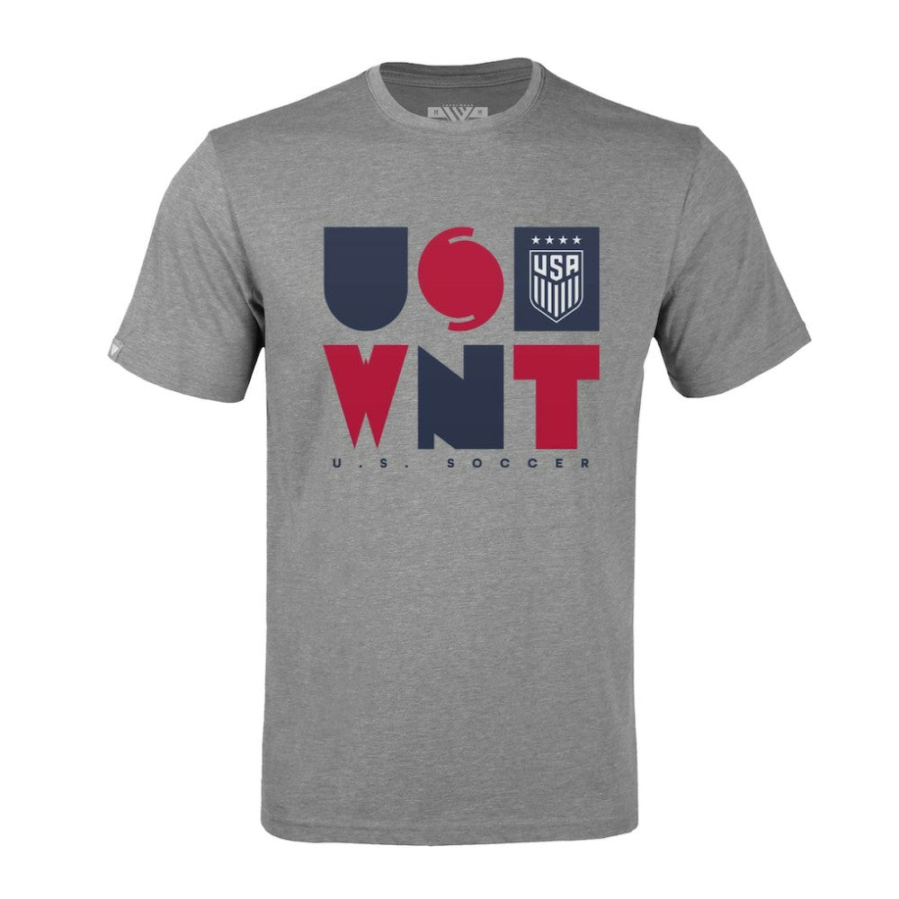 USWNT Levelwear Richmond Full On T-Shirt Gray