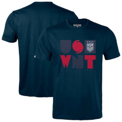 USWNT Levelwear Richmond Full On T-Shirt Navy