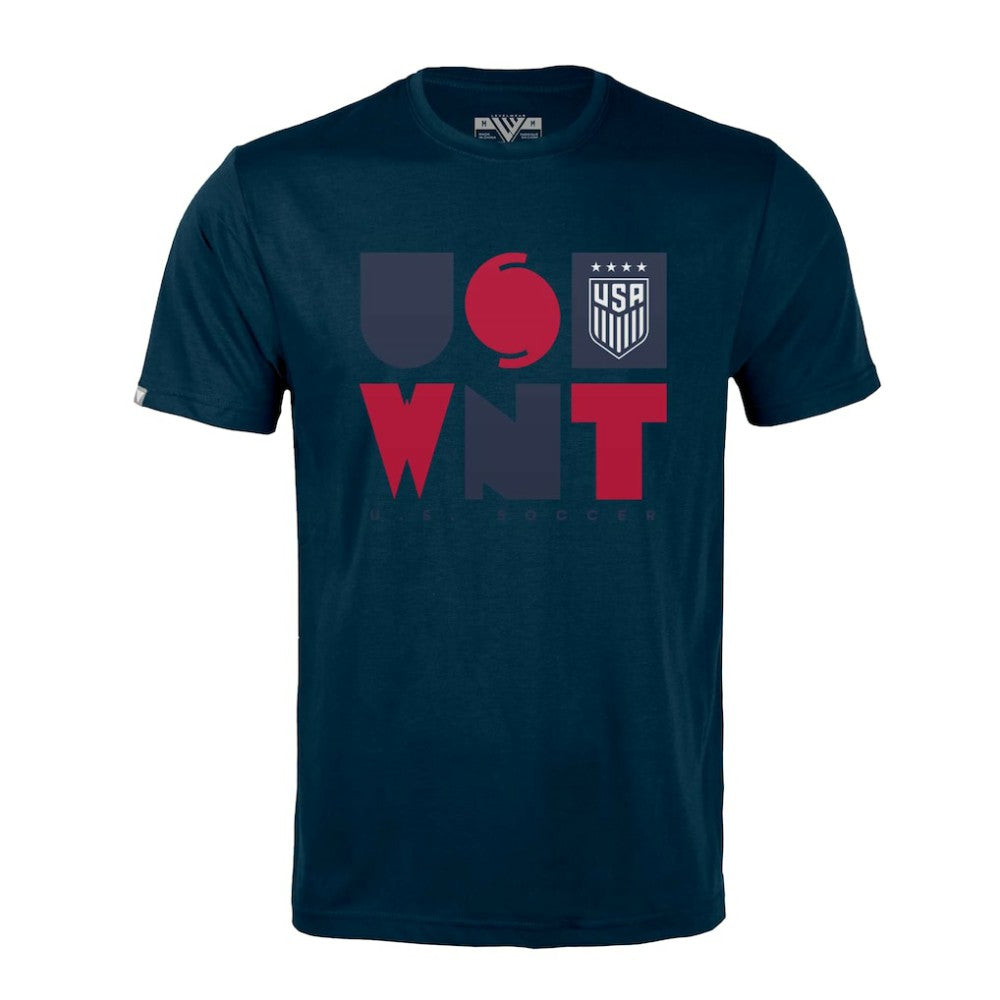 USWNT Levelwear Richmond Full On T-Shirt Navy