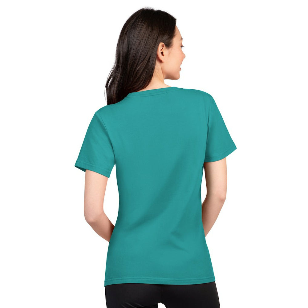 Miami Dolphins G-III 4Her by Carl Banks Women's Super-Slim Lightweight Winning Crew T-Shirt - Aqua - NFL
