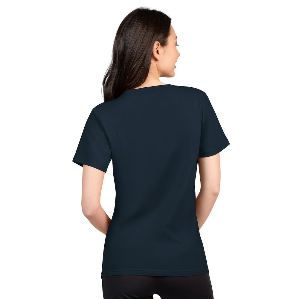 Chicago Bears G-III 4Her by Carl Banks Women's Super-Slim Lightweight Winning Crew T-Shirt - Navy - NFL