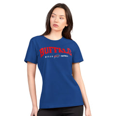 Buffalo Bills G-III 4Her by Carl Banks Women's Super-Slim Lightweight Winning Crew T-Shirt - Royal - NFL