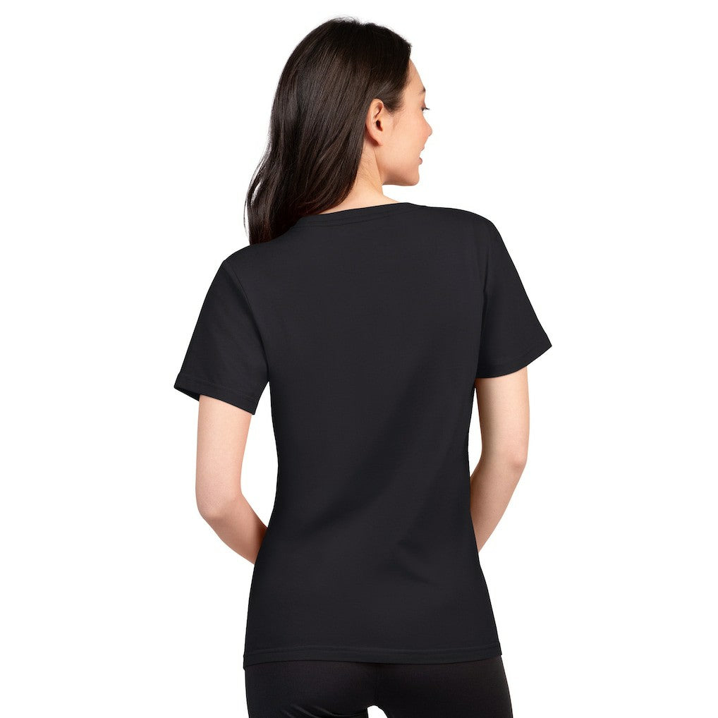 Carolina Panthers G-III 4Her by Carl Banks Women's Super-Slim Lightweight Winning Crew T-Shirt - Black - NFL
