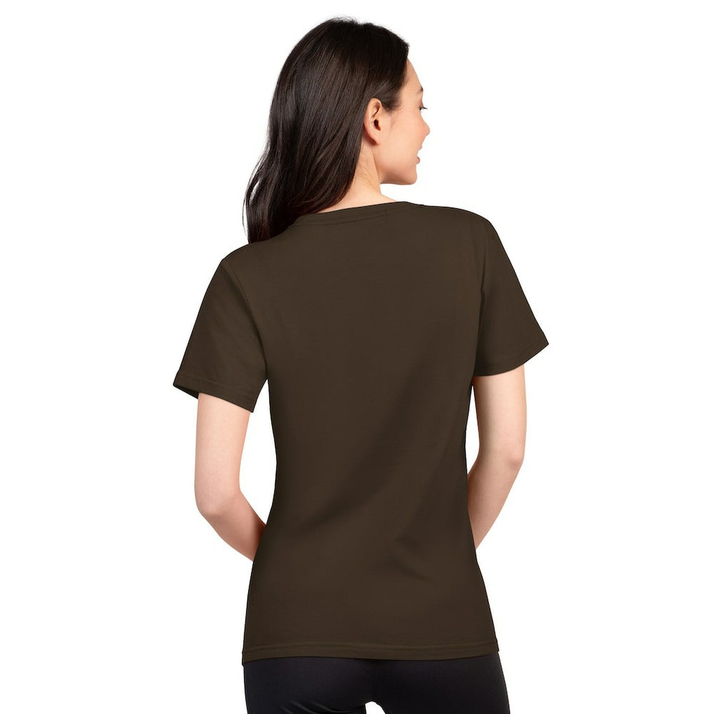 Cleveland Browns G-III 4Her by Carl Banks Women's Super-Slim Lightweight Winning Crew T-Shirt - Brown - NFL