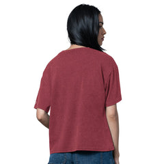 Washington Commanders Starter Women's Oversized Hall of Fame T-Shirt - Heather Burgundy - NFL
