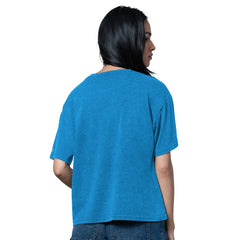 Los Angeles Chargers Starter Women's Oversized Hall of Fame T-Shirt - Heather Powder Blue - NFL