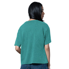 Miami Dolphins Starter Women's Oversized Hall of Fame T-Shirt - Heather Aqua - NFL