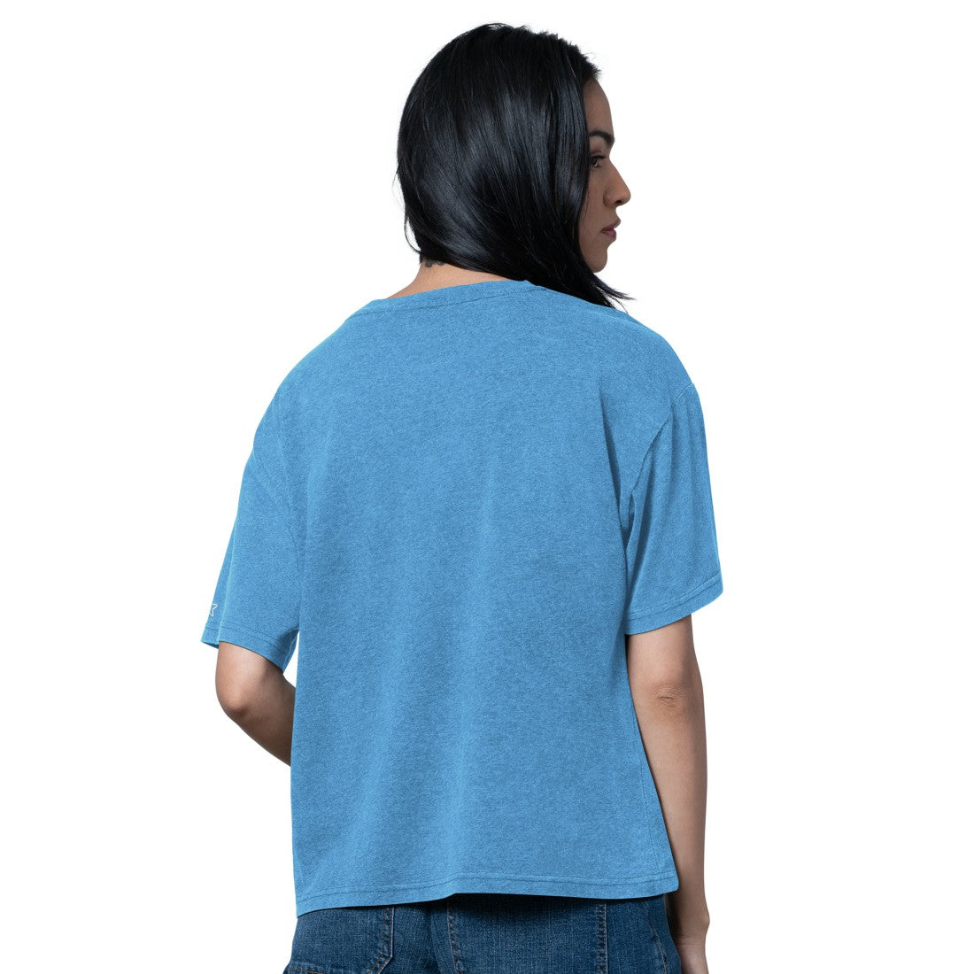 Tennessee Titans Starter Women's Oversized Hall of Fame T-Shirt - Light Blue - NFL