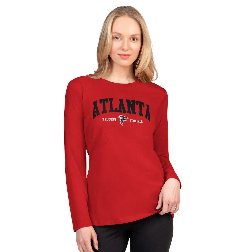 Atlanta Falcons G-III 4Her by Carl Banks Women's Best Play Long Sleeve T-Shirt - Red - NFL