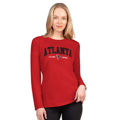 Atlanta Falcons G-III 4Her by Carl Banks Women's Best Play Long Sleeve T-Shirt - Red - NFL