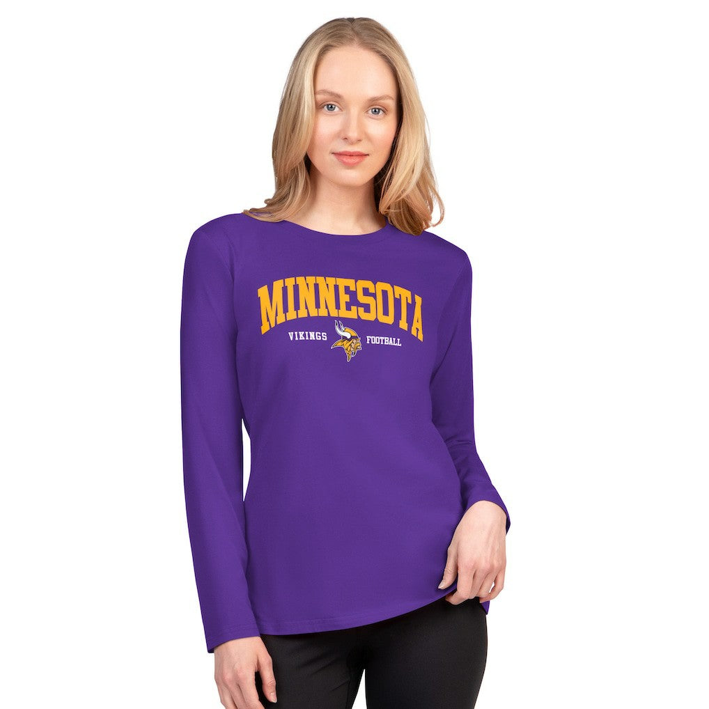 Minnesota Vikings G-III 4Her by Carl Banks Women's Best Play Long Sleeve T-Shirt - Purple - NFL