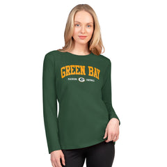 Green Bay Packers G-III 4Her by Carl Banks Women's Best Play Long Sleeve T-Shirt - Green - NFL