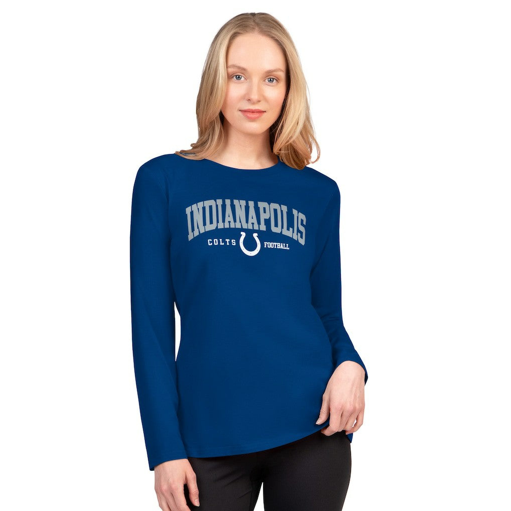 Indianapolis Colts G-III 4Her by Carl Banks Women's Best Play Long Sleeve T-Shirt - Royal - NFL