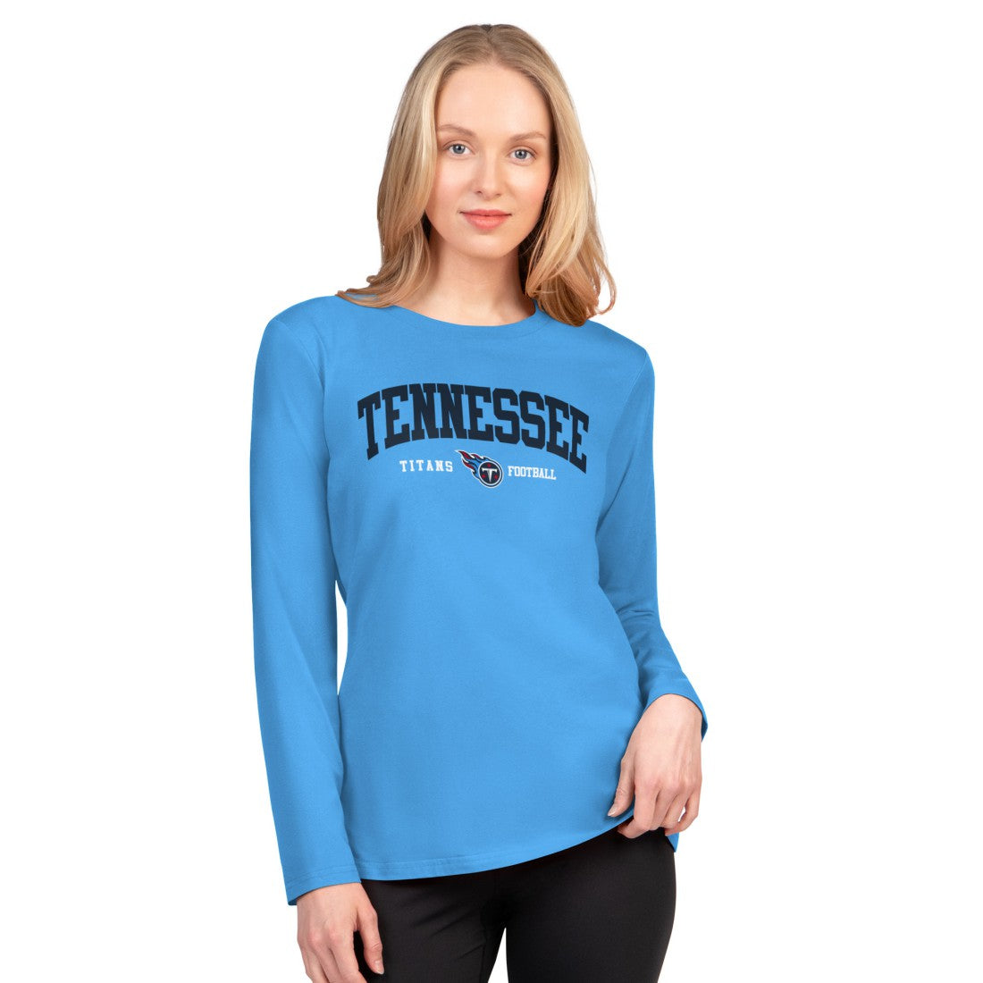 Tennessee Titans G-III 4Her by Carl Banks Women's Best Play Long Sleeve T-Shirt - Light Blue - NFL