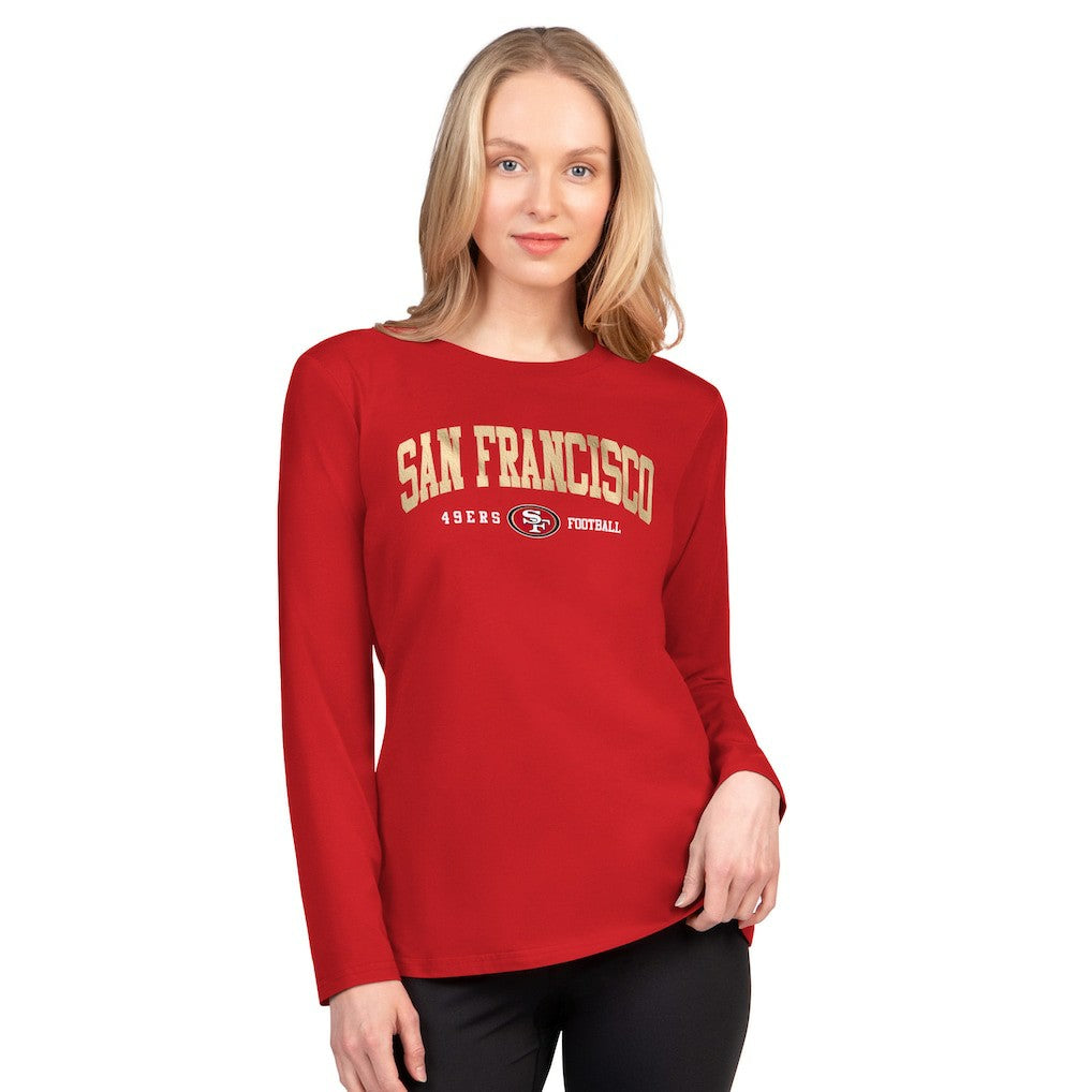 San Francisco 49ers G-III 4Her by Carl Banks Women's Best Play Long Sleeve T-Shirt - Scarlet - NFL