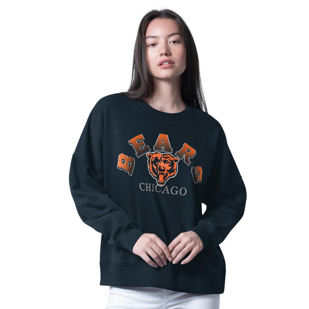 Chicago Bears G-III 4Her by Carl Banks Women's Oversized Feud Sweatshirt - Navy - NFL