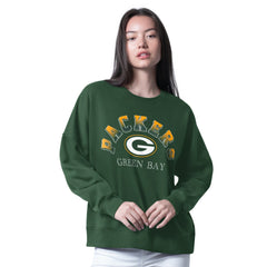 Green Bay Packers G-III 4Her by Carl Banks Women's Oversized Feud Sweatshirt - Green - NFL