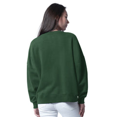 Green Bay Packers G-III 4Her by Carl Banks Women's Oversized Feud Sweatshirt - Green - NFL